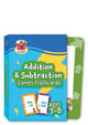 Book cover of: Addition & Subtraction Games Flashcards for Ages 7-8 (Year 3)