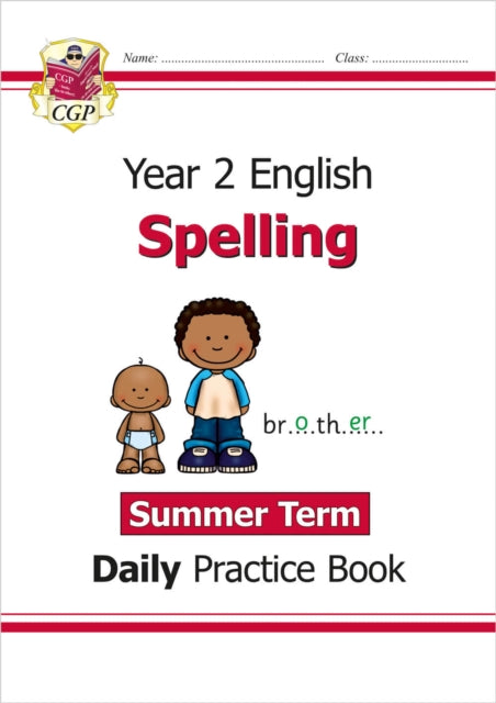 KS1 Spelling Year 2 Daily Practice Book: Summer Term 9781789088281 CGP Books