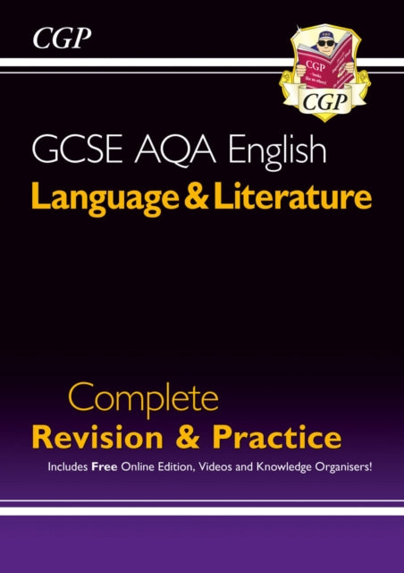 Book cover of: New GCSE English Language & Literature AQA Complete Revision & Practice (for exams from 2026)