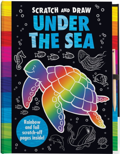 Book cover of: Scratch & Draw Ocean Animals - Scratch Art Activity Book