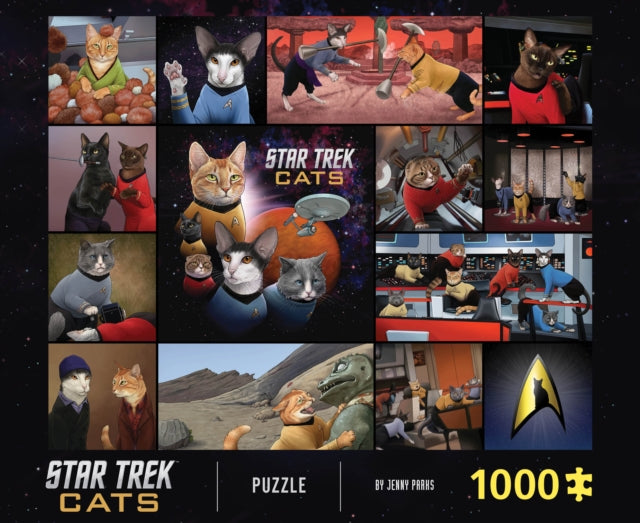 Book cover of: Star Trek Cats 1000-Piece Puzzle