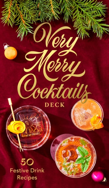 Book cover of: Very Merry Cocktails Deck. By: CHRONICLE BOOKS STRA