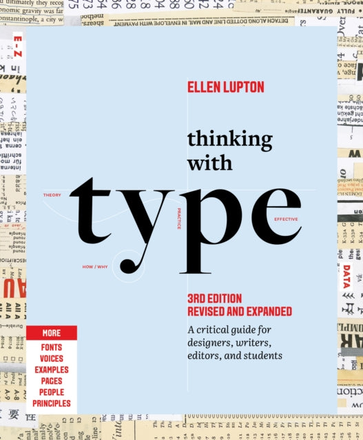 Book cover of: Thinking with Type. By: Ellen Lupton