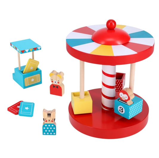 Book cover of: Merry-Go-Round Wooden Carousel
