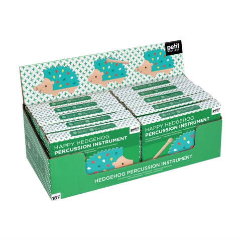 Happy Hedgehog Percussion Instrument CDU of 10