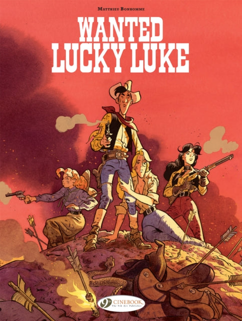 Book cover of: Lucky Luke by... Bonhomme: Wanted: Lucky Luke. By: Matthieu Bonhomme