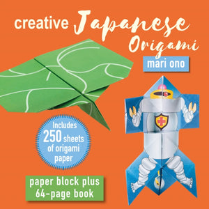Creative Japanese Origami, Paper Block Plus 64-Page Book