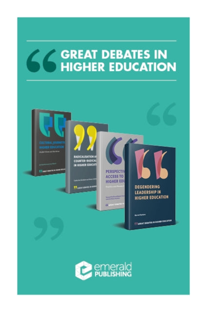 Book cover of: Great Debates in Higher Education Book Set (2017-2019). By: Amanda French