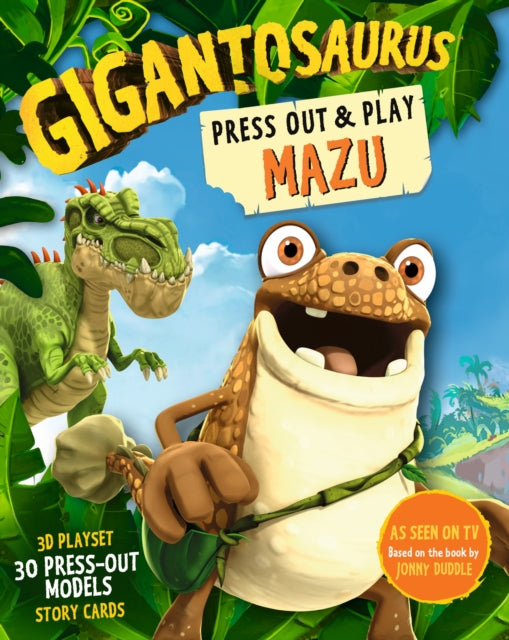 Book cover of: Gigantosaurus - Press Out and Play MAZU
