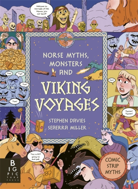 Book cover of: Norse Myths, Monsters and Viking Voyages