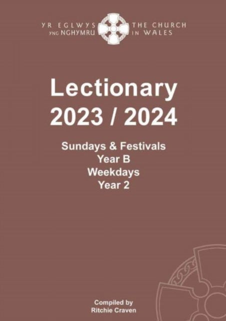 Book cover of: Church in Wales Lectionary 2023-24. By: Ritchie Craven