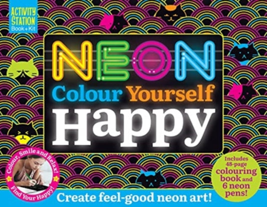 Book cover of: Neon Colour Yourself Happy