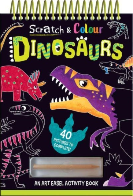 Book cover of: Scratch and Colour Dinosaurs