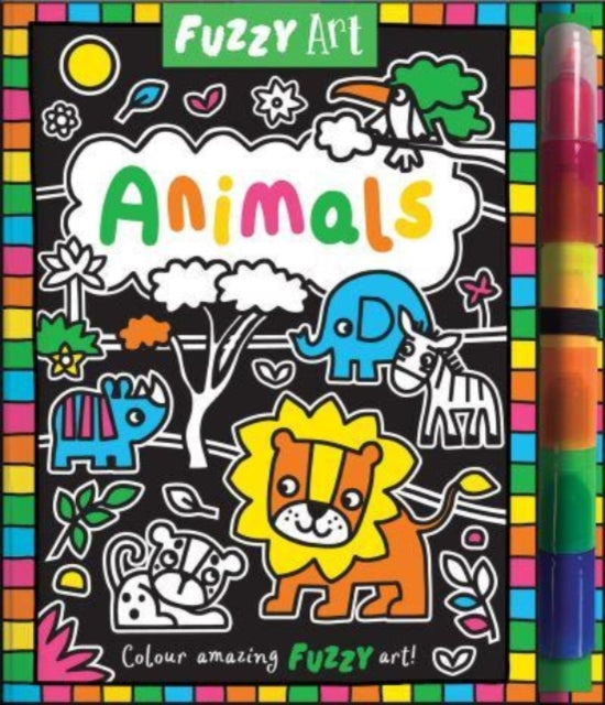 Book cover of: Fuzzy Art Animals