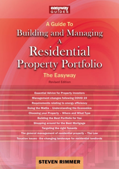 Book cover of: Guide to Building and Managing a Residential Property Portfolio. By: Steven Rimmer