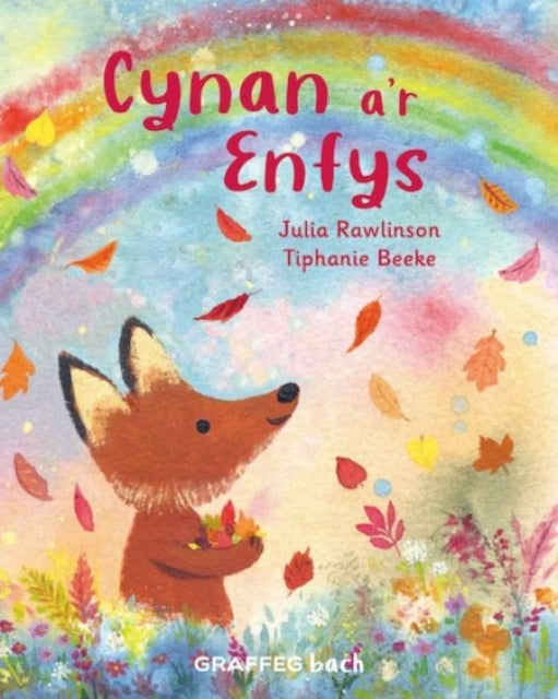 Book cover of: Cynan a'r Enfys. By: Julia Rawlinson