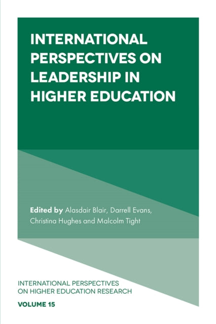 Book cover of: International Perspectives on Leadership in Higher Education. By: Alasdair Blair