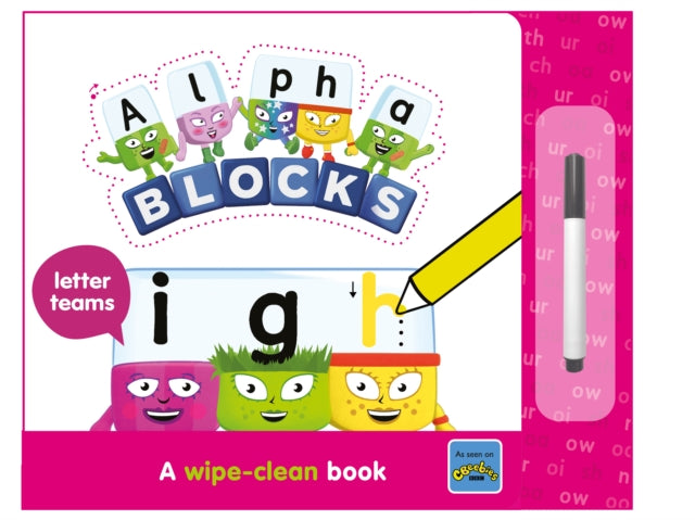Book cover of: Alphablocks Letter Teams: A Wipe-Clean Book