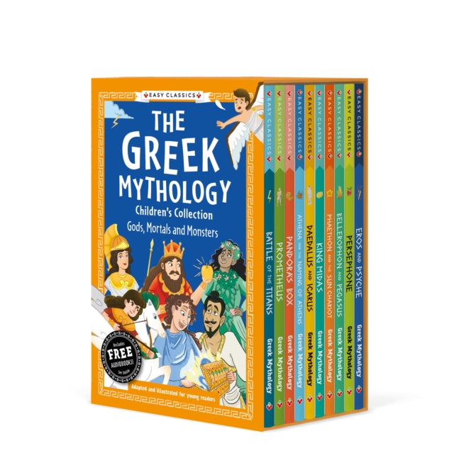 Book cover of: Greek Mythology Children's Collection: Gods, Mortals and Monsters