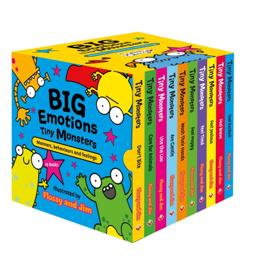 Book cover of: Big Emotions Tiny Monsters 10-Book Collection: Manners, Behaviours and Feelings