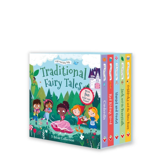 Book cover of: Traditional Fold-Out Fairy Tales 5-Book Collection