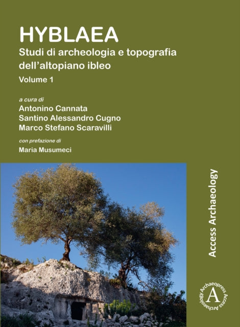 Book cover of: Hyblaea: Studi di archeologia e topografia dell’altopiano ibleo. By: Antonino Cannata
