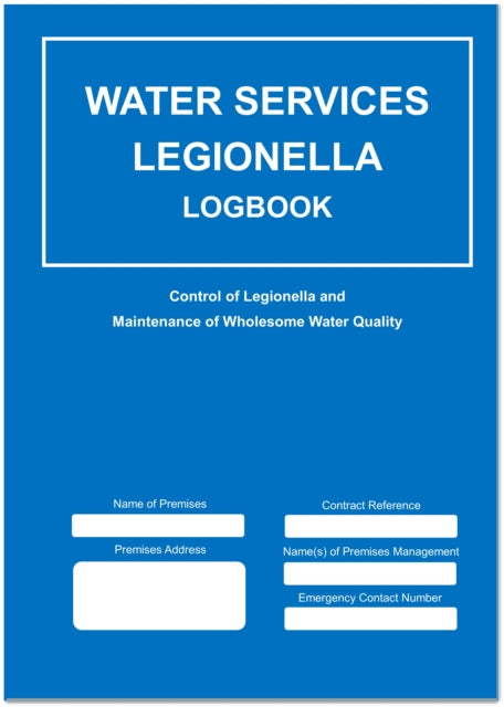 Book cover of: Water Services, Legionella Logbook
