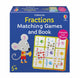Book cover of: Fractions Matching Games and Book