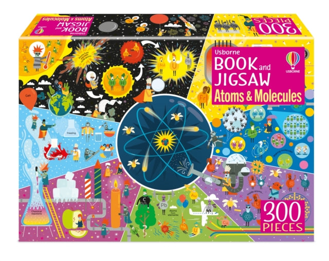 Book cover of: Usborne Book and Jigsaw Atoms and Molecules. By: DICKINS, ROSIE