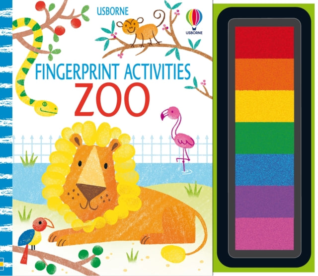 Book cover of: Fingerprint Activities Zoo. By: WATT, FIONA