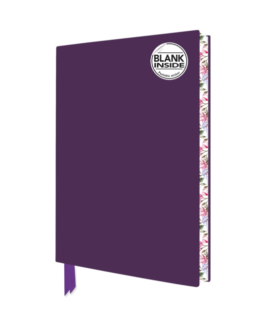 Purple Blank Artisan Notebook (Flame Tree Journals) 9781804171943 Flame Tree Studio