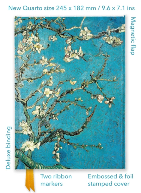 Book cover of: Vincent van Gogh: Almond Blossom (Foiled Quarto Journal)