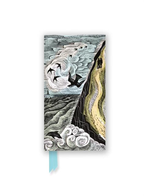 Book cover of: Angela Harding: Cornish Path (Foiled Slimline Journal). By: Flame Tree Studio