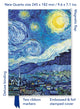 Book cover of: Vincent van Gogh: The Starry Night (Foiled Quarto Journal)