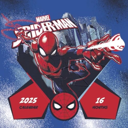 Book cover of: Spider-Man 2025 Square Calendar