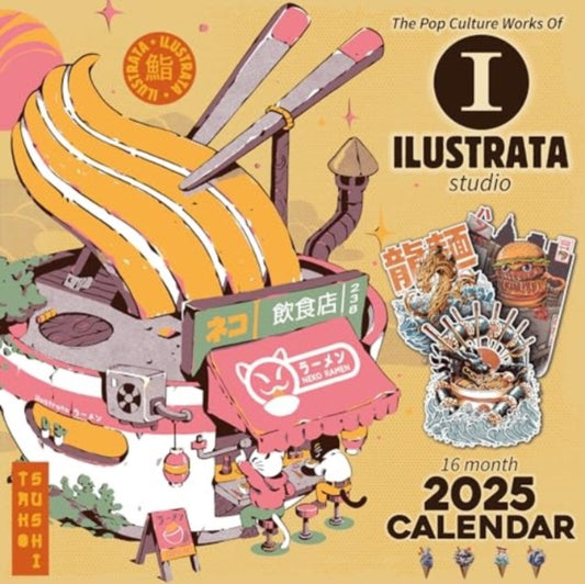 Book cover of: Ilustrata 2025 Square Calendar