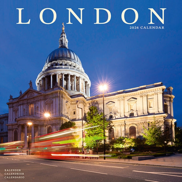Book cover of: London Calendar 2026  Square Travel Wall Calendar - 16 Month