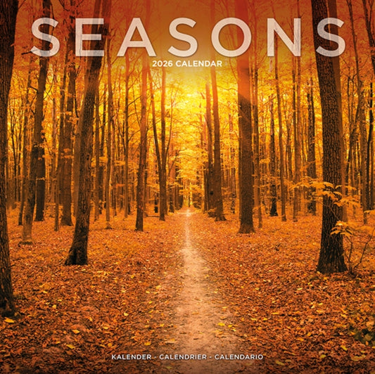 Book cover of: Seasons Calendar 2026  Square Scenic Wall Calendar - 16 Month