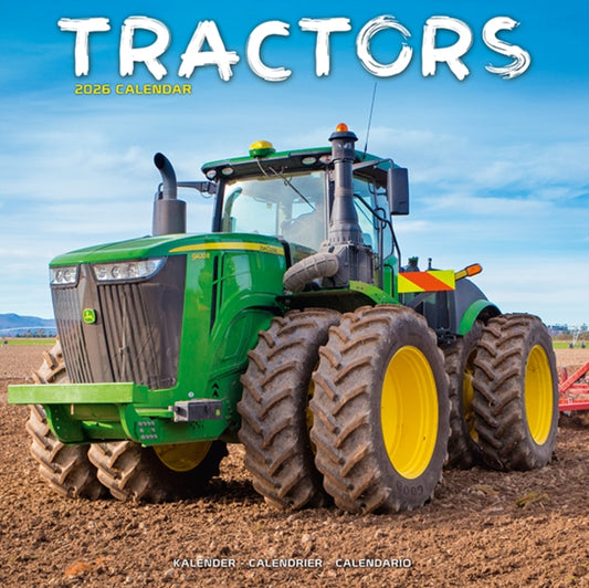Book cover of: Tractors Calendar 2026  Square Wall Calendar - 16 Month