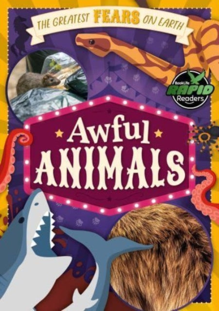 Book cover of: Awful Animals. By: Noah Leatherland; John Wood; Isabella Cr