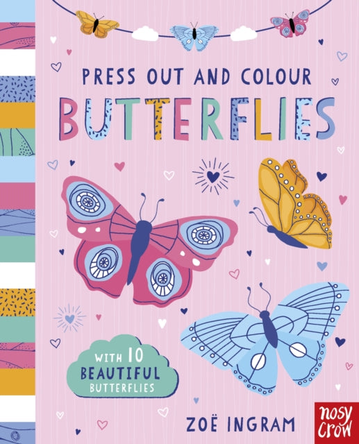 Book cover of: Press Out and Colour: Butterflies