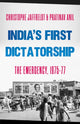 Book cover of: India's First Dictatorship