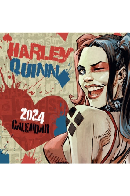 Book cover of: Harley Quinn 2024 Square Wall Calendar