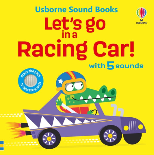 Book cover of: Let's go in a Racing Car!. By: TAPLIN, SAM