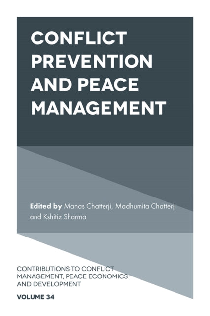 Book cover of: Conflict Prevention and Peace Management. By: Manas Chatterji