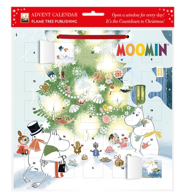 Book cover of: Moomin: Christmas Comes to Moominvalley Advent Calendar (with stickers)