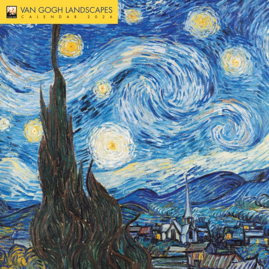 Book cover of: Vincent van Gogh Landscapes Wall Calendar 2026 (Art Calendar)