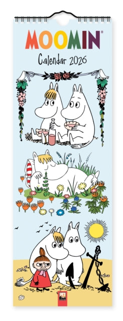 Book cover of: Moomin Slim Calendar 2026 (Art Calendar)