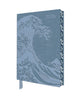Book cover of: Katsushika Hokusai: The Great Wave 2026 Artisan Art Vegan Leather Diary Planner - Page to View with Notes