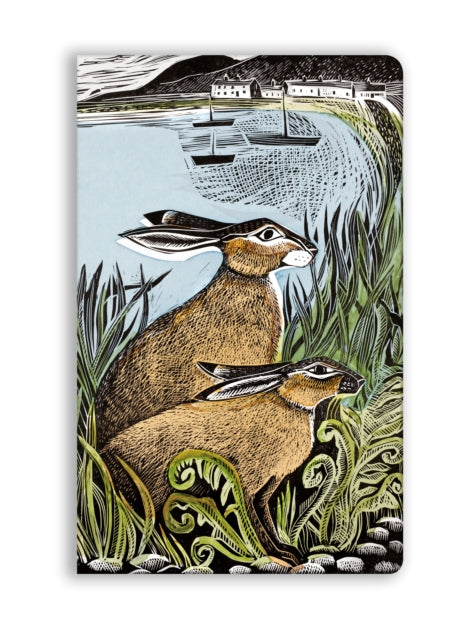Book cover of: Angela Harding: Rathlin Hares (Soft Touch Journal)
